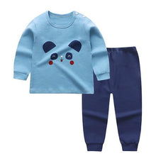 Load image into Gallery viewer, Autumn Pajamas For Children Long Sleeve Cotton Blend Suit Cartoon Animal Clothing Baby Pyjamas Set Sleepwear Free Octopus Dolls
