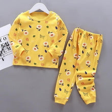 Load image into Gallery viewer, Autumn Pajamas For Children Long Sleeve Cotton Blend Suit Cartoon Animal Clothing Baby Pyjamas Set Sleepwear Free Octopus Dolls
