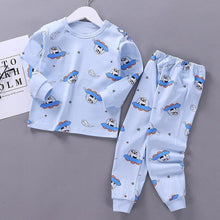 Load image into Gallery viewer, Autumn Pajamas For Children Long Sleeve Cotton Blend Suit Cartoon Animal Clothing Baby Pyjamas Set Sleepwear Free Octopus Dolls
