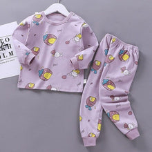 Load image into Gallery viewer, Autumn Pajamas For Children Long Sleeve Cotton Blend Suit Cartoon Animal Clothing Baby Pyjamas Set Sleepwear Free Octopus Dolls
