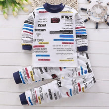 Load image into Gallery viewer, Autumn Pajamas For Children Long Sleeve Cotton Blend Suit Cartoon Animal Clothing Baby Pyjamas Set Sleepwear Free Octopus Dolls
