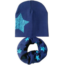Load image into Gallery viewer, Baby Hat Infant Caps Cotton Scarf Baby Beanies Love Heart Print Spring Autumn Children Hat Scarf Set Baby Girls Hats Photo Props
