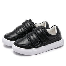 Load image into Gallery viewer, Comfy kids Genuine Leather Sneakers shoes for children's shoes flat with girls boys sneakers size 21-36 High quality sneakers
