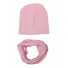 Load image into Gallery viewer, Autumn Winter Baby Hat Set Boys Girls Neck Scarf Spring Warm Neckerchief Kids Beanies Sets Cotton Children Hat Scarf 2pcs Sets
