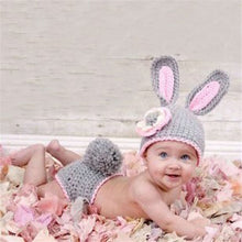 Load image into Gallery viewer, New Knitting Baby Hat Newborn Photography Props Cute Photography Props Children Cap For Girls Hat Baby Girl Clothing
