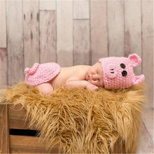 Load image into Gallery viewer, New Knitting Baby Hat Newborn Photography Props Cute Photography Props Children Cap For Girls Hat Baby Girl Clothing
