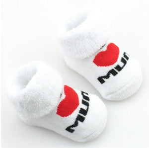 1 bag Baby Cotton Bibs Towel Socks Sets Newborn Kids Burp Cloths+Socks +Anti-scratch Gloves Boys Girls Christmas Birthday Gift