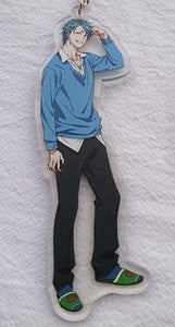 1pcs 12cm Factory Price!Yaoi Fan BL Love Ogeretsu Tanaka BITCH-BO YARICHIN Ten Count  Doubleside Keyrings Pendant Car Key Holder