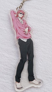 1pcs 12cm Factory Price!Yaoi Fan BL Love Ogeretsu Tanaka BITCH-BO YARICHIN Ten Count  Doubleside Keyrings Pendant Car Key Holder