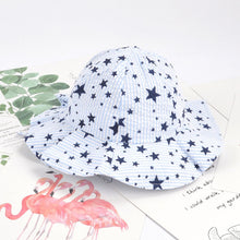 Load image into Gallery viewer, Baby Summer Outdoor Bucket Hat Kids Children Floral Panama Cap Sun Beach Caps Lovely Lace Princess Brim Baby Girl Sun Hat
