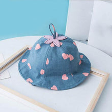 Load image into Gallery viewer, Baby Summer Outdoor Bucket Hat Kids Children Floral Panama Cap Sun Beach Caps Lovely Lace Princess Brim Baby Girl Sun Hat
