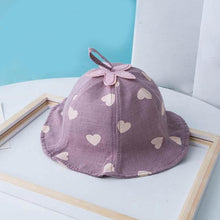 Load image into Gallery viewer, Baby Summer Outdoor Bucket Hat Kids Children Floral Panama Cap Sun Beach Caps Lovely Lace Princess Brim Baby Girl Sun Hat
